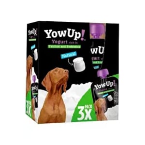 Yowup! Yogurt Natural Para Perros Pack 3 Uds 115 Gr