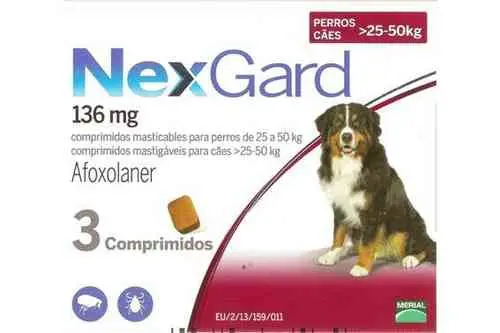 NEXGARD 3COMP 136MG (25-50 KG)