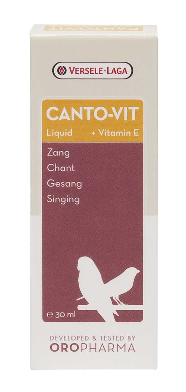 Versele Laga Canto-Vit Suplemento Liquido Con Vitaminas Y Aminoacidos Para Pájaros 30 Ml