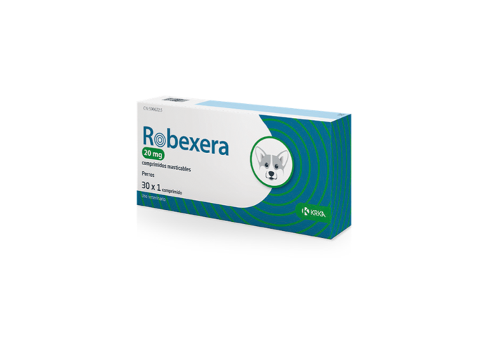 ROBEXERA 20MG 30 COMPRIMIDOS MASTICABLES PARA PERROS
