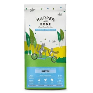 HARPER & BONE CAT KITTEN FLAVOURS FARM Pato, pollo y pavo 2 KG