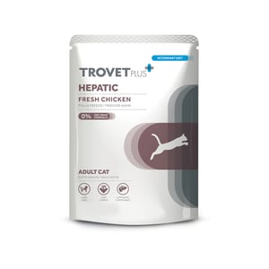 TROVET PLUS POUCH CAT HEPATIC CHICKEN 85 GR