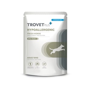TROVET PLUS POUCH DOG HIPOALLERGENIC HORSE 100 GR