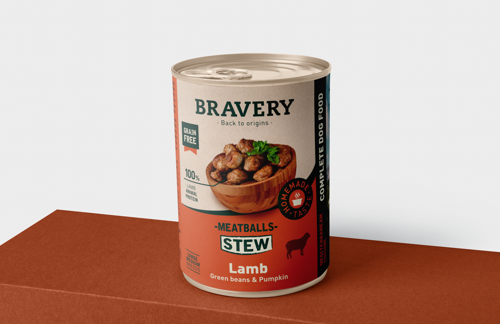 BRAVERY LAMB MEATBALLS 415GR