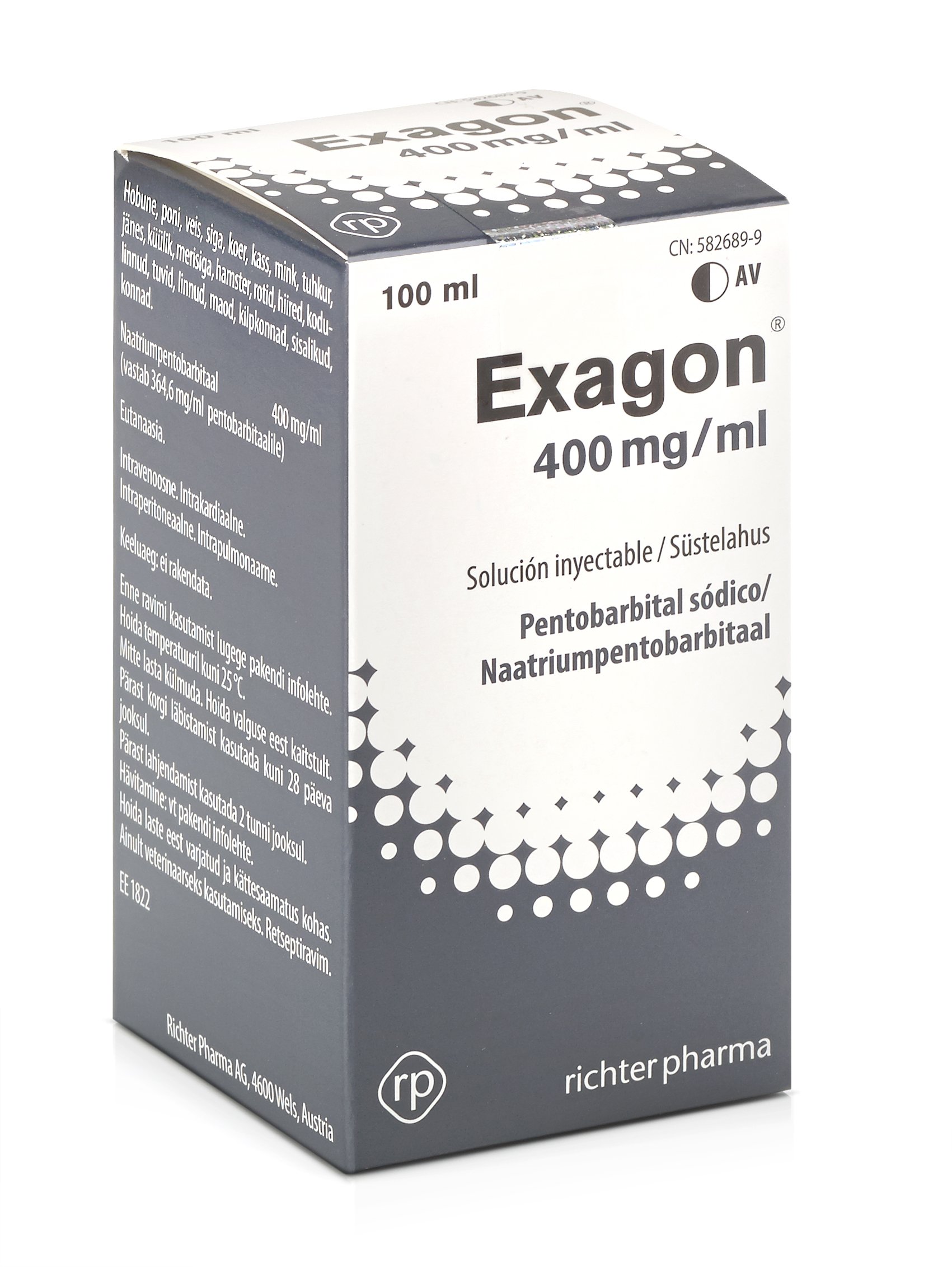 EXAGON 400 MG/ML SOLUCION INYECTABLE 100 ML