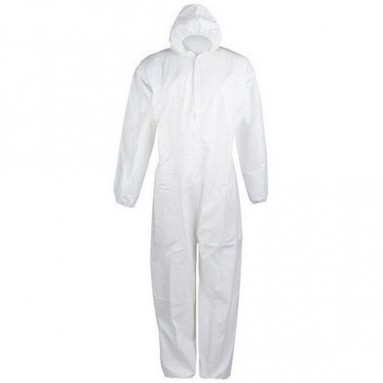 MONO DES C/CAPUCHA TALLA XXL "blanco"