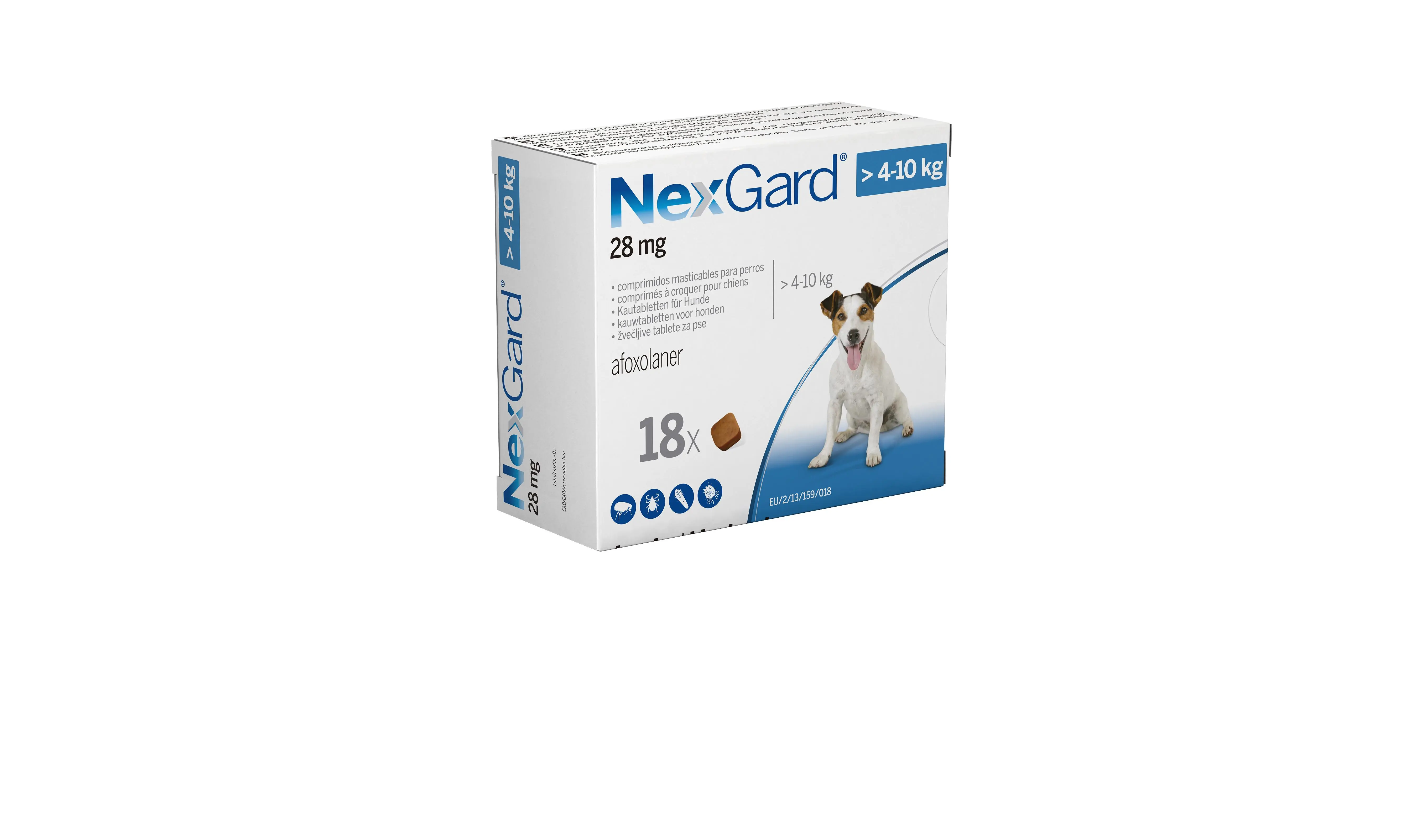 NEXGARD 18COMP 28MG (4-10 KG)