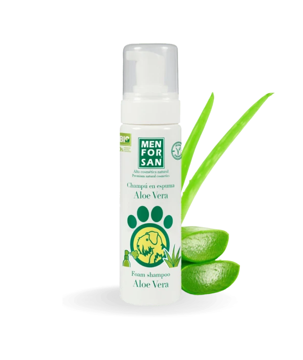 MENFORSAN CHAMPU EN ESPUMA CON ALOE VERA PERROS 200 ml