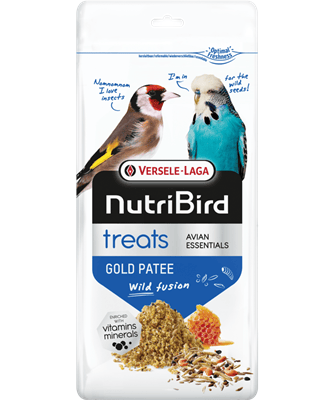 Nutribird Treats Gold Patee Wild Fusion | Complemento Dietario de Cualquier Tipo de Ave