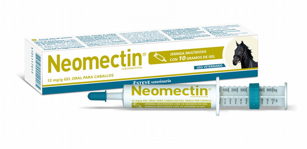 NEOMECTIN 12 mg/g Gel oral para caballos 10 GR
