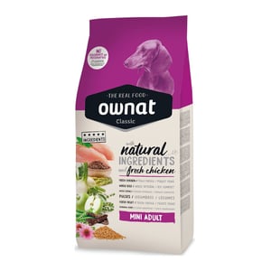 Ownat Classic Mini Adult | Pienso natural para perros adultos de raza pequeña