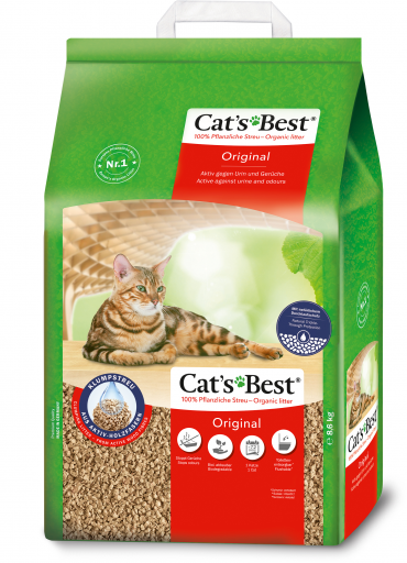 Arena para Gato Cat's Best Original 20 L - 8,6 kg


