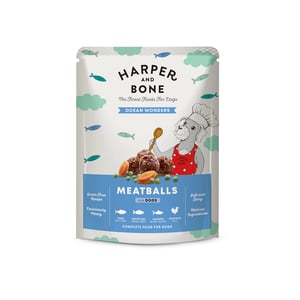 HARPER & BONE POUCH DOG OCEANS WONDERS Atún, Pescado Blanco, Salmón y Pollo 300G