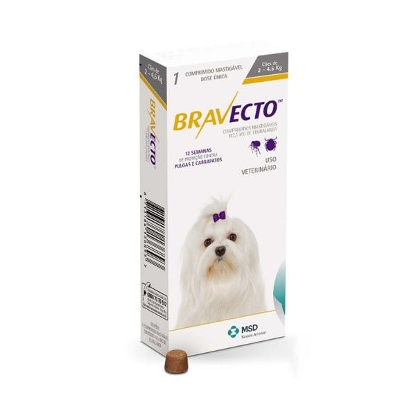 BRAVECTO  112,5 MG 1 COMP (2-4,5 KG)