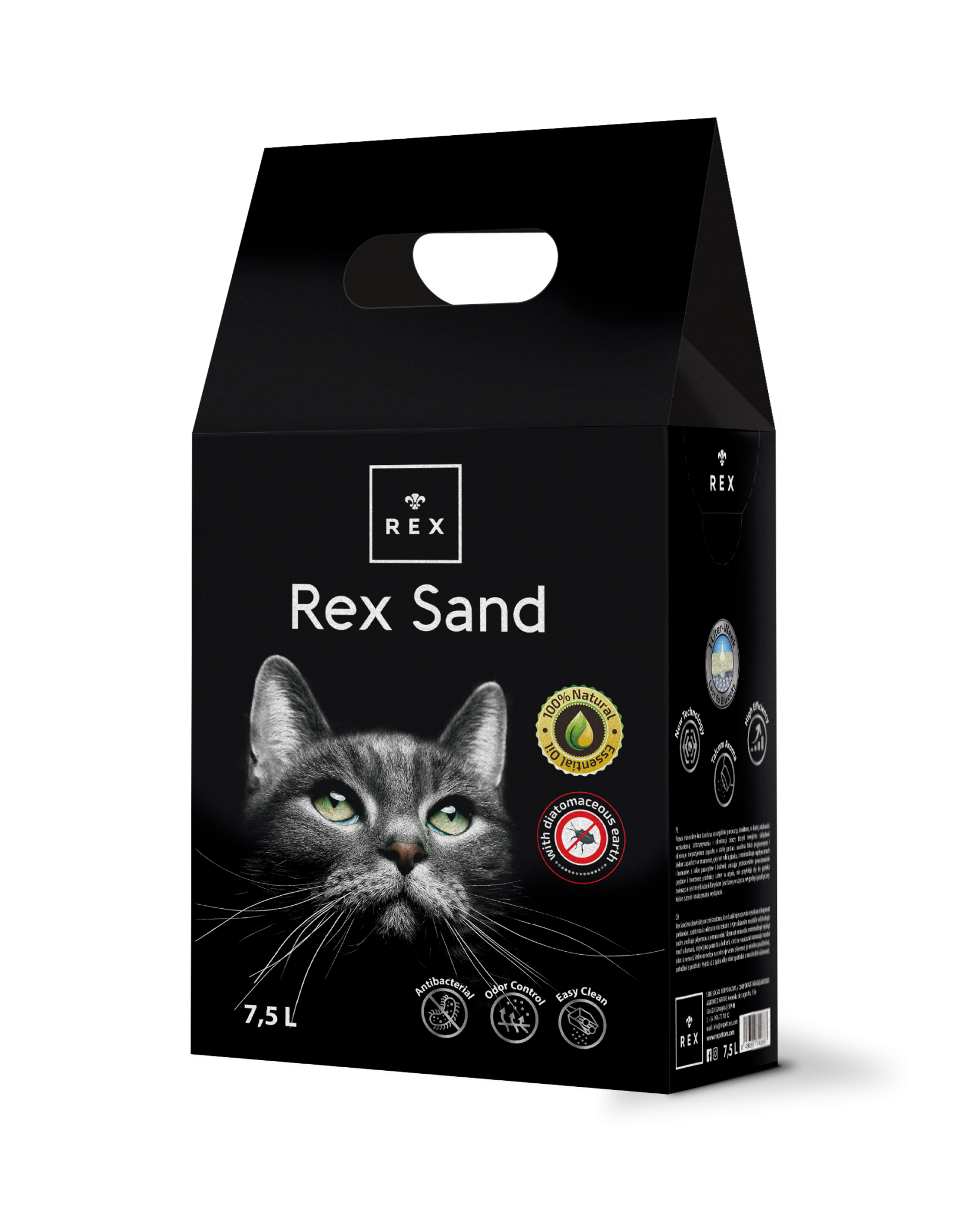 Arena Para Gatos 7,5 L Rex