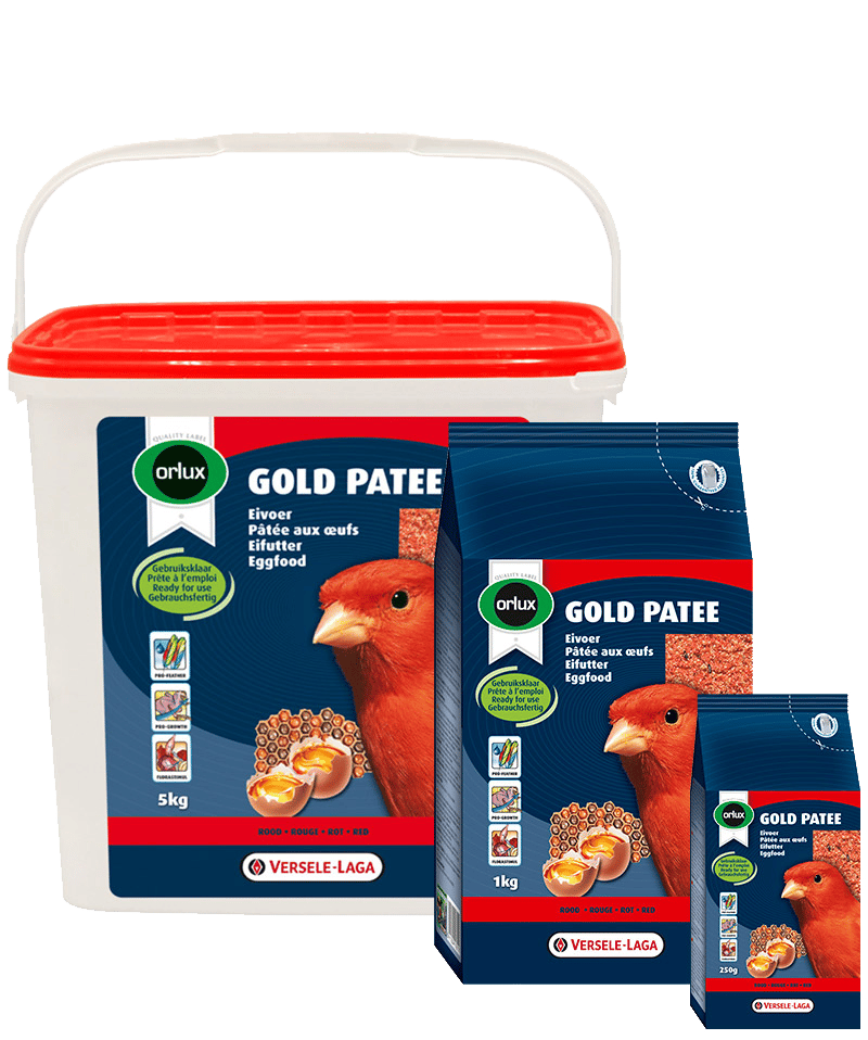 NutriBird Gold Patee Aves de Factor Vermelho | Pasta de Huevo Para Canarios Y Aves Ornamentales Factor Rojo 5 Kg