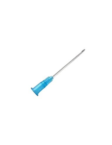 AGUJA DESECHABLE AZUL 23G 0,6X25MM (1UD)
