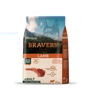 BRAVERY LAMB ADULT LARGE / MEDIUM BREEDS  12KG