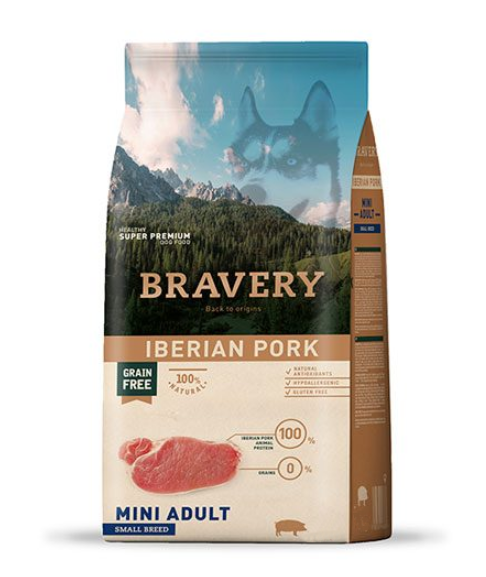 BRAVERY IBERIAN PORK MINI ADULT SMALL BREEDS 2KG