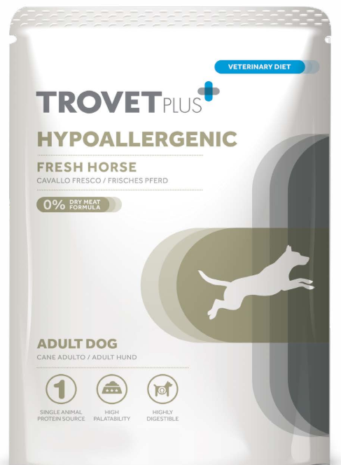 Trovet Adult Dog Hipoalergénico Caballo – Pouch 100 g

