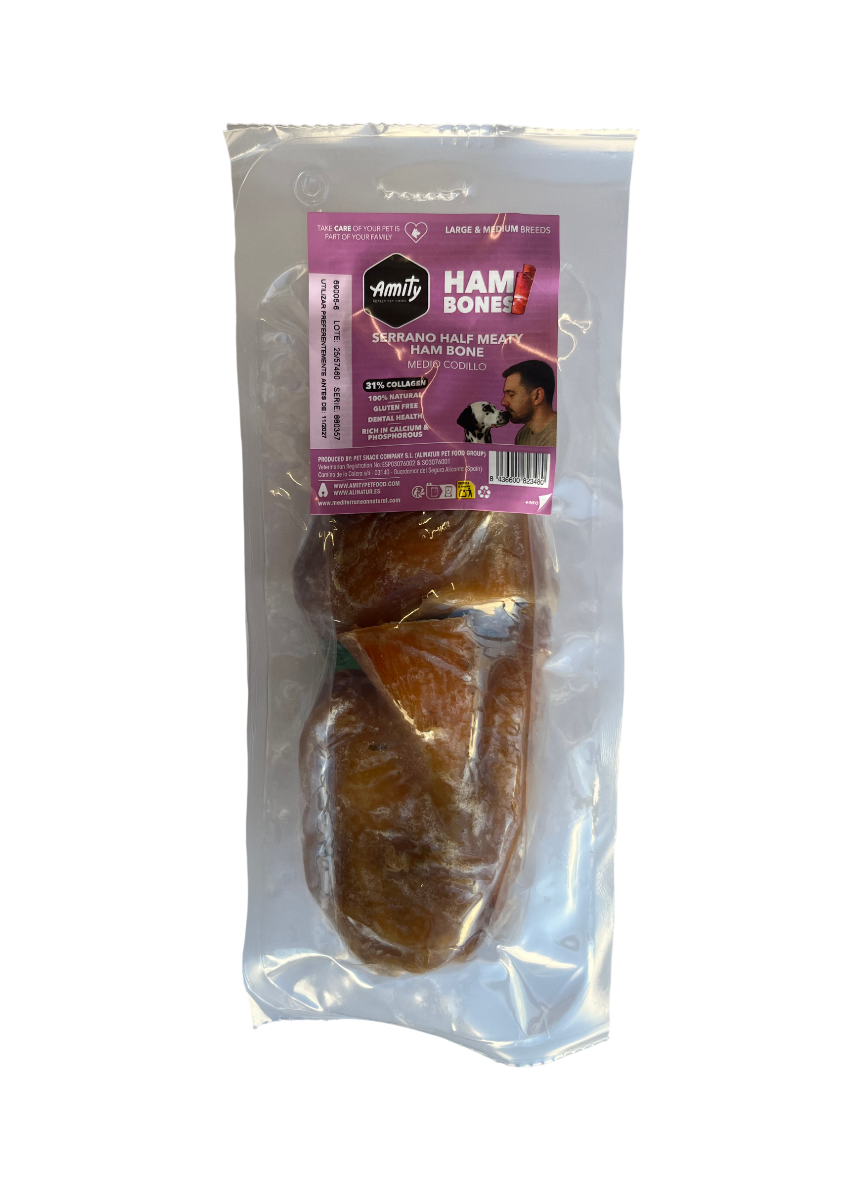 AMITY HUESOS DE JAMON SERRANO CON CARNE