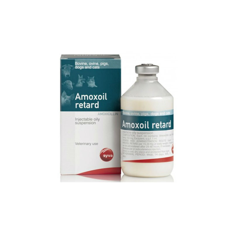 AMOXOIL RETARD 150 mg/ml SUSPENSION INYECTABLE 250 ML
