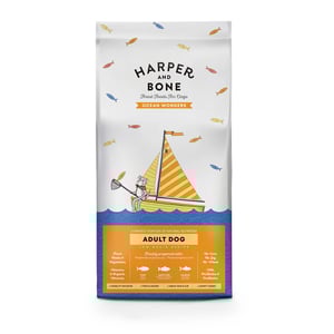 Harper & Bone Adult Medium & Large Ocean Wonders – Pienso Natural para Perros con Atún, Pescado y Salmón (12 KG)