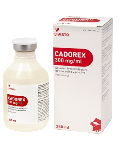 CADOREX 300 MG/ML SI BOVINO OVINO Y PORCINO 250 ML
