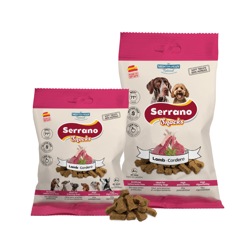 Serrano Snacks | Snack para Perros con Cordero | 85 g