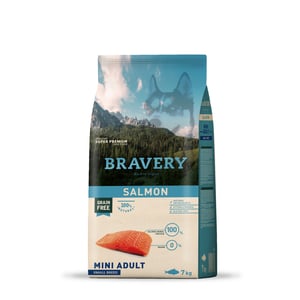 BRAVERY SALMON MINI ADULT SMALL BREEDS  7 KG