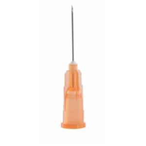 AGUJA DESECHABLE NARANJA 25G 0,5X16MM (1UD)