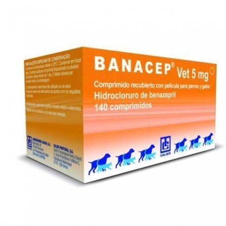 BANACEP VET 5 MG 140 COMP