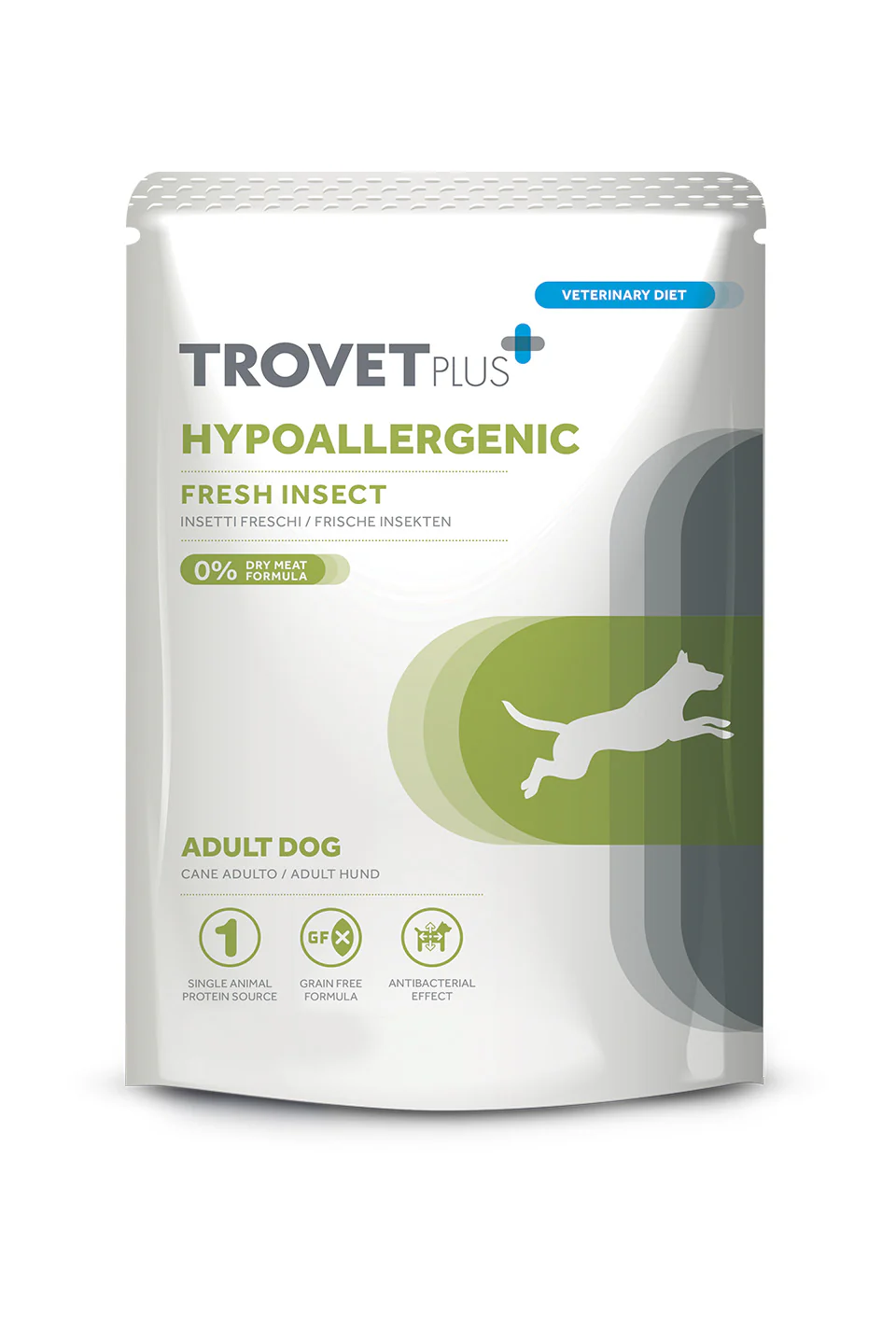 Trovet Pouch Perro Hipoalergénico Insecto – 300 g


