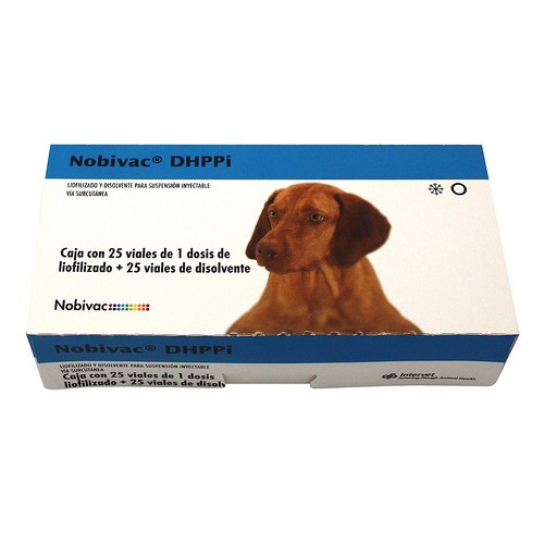 NOBIVAC DHPPI 25 DOSIS+DILUENTE