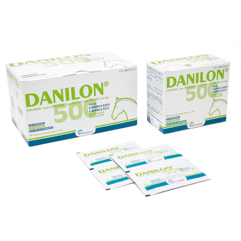 DANILON EQUIDOS 500 GR (18 sobres de 3 g.)