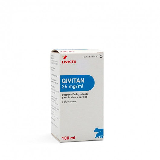 QIVITAN 25 MG/ML SI BOVINO Y PORCINO 100 ML