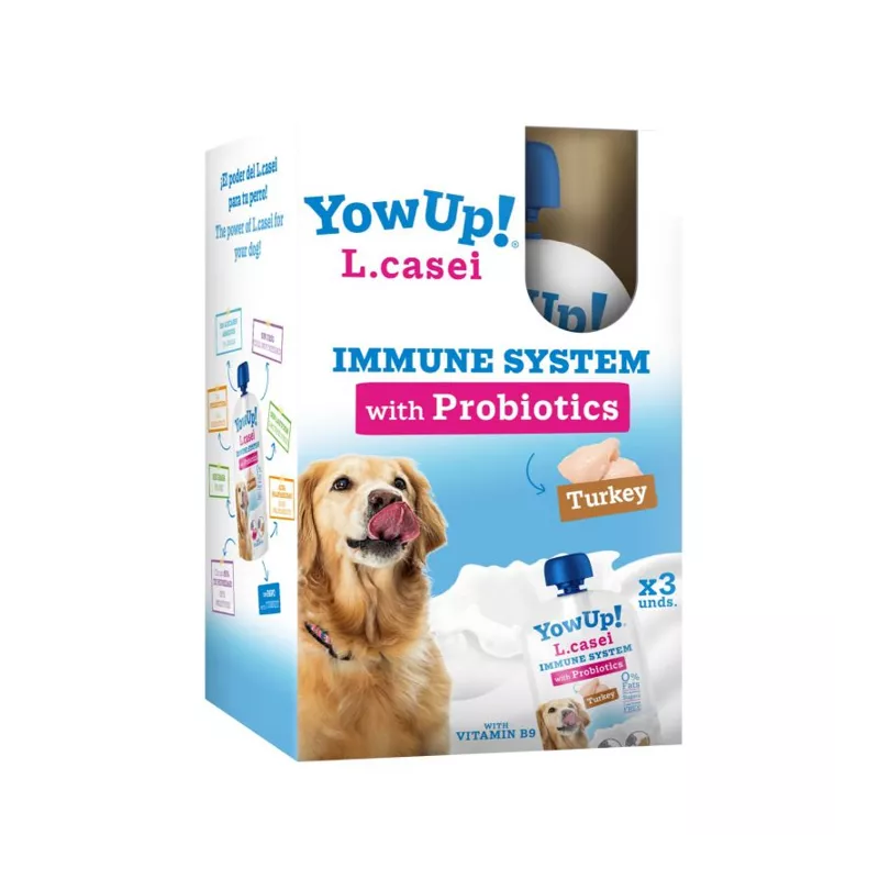 Yowup! Yogur L.Casei Sabor Pavo Para Perros 3X115 Gr