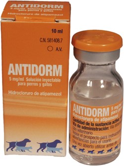 ANTIDORM 5 mg/ml SOLUCION INYECTABLE PARA PERROS Y GATOS 10ML (AV)