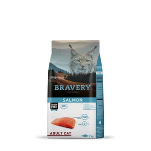 BRAVERY SALMON ADULT CAT  7 KGS