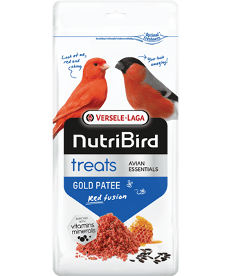 Nutribird Treats Gold Patee Red Fusion | Complemento de Dieta de Cualquier Ave