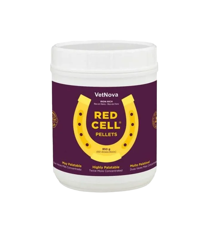 Red Cell Pellets 850 g – Suplemento Multivitamínico y Energético para Caballos de Rendimiento (VetNova)