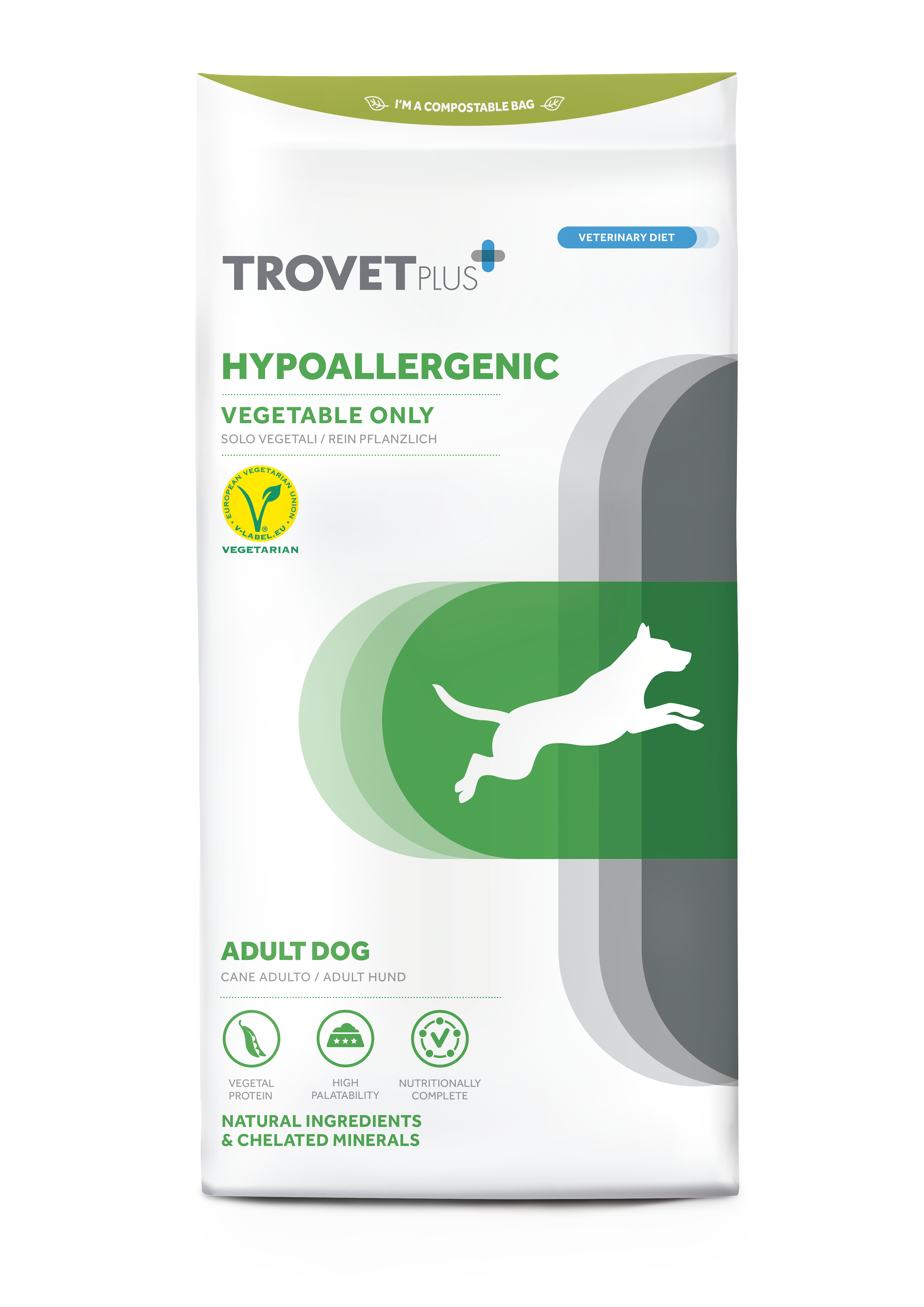 Trovet Plus Perro Adulto Pienso Hipoalergénico Solo Vegetales 3 kg

