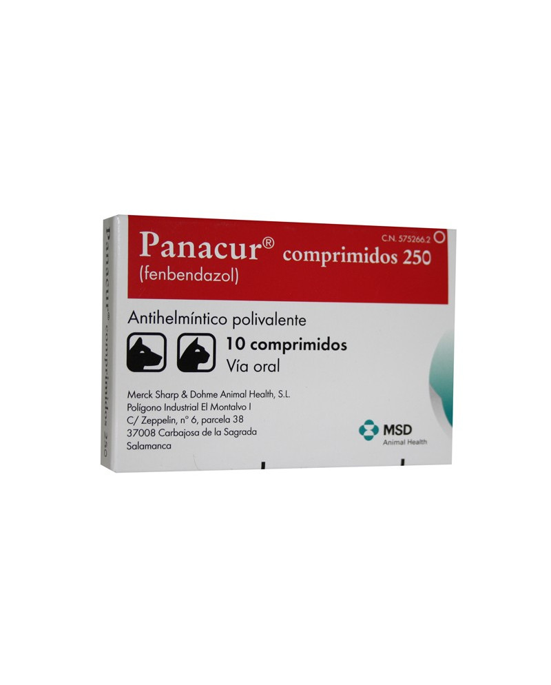 PANACUR 250 MG 10 COMPRIMIDOS