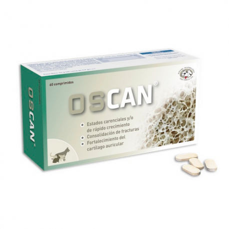 OSCAN 60 Comprimidos – Suplemento Articular y Óseo para Perros y Gatos | Salud y Bienestar Articular