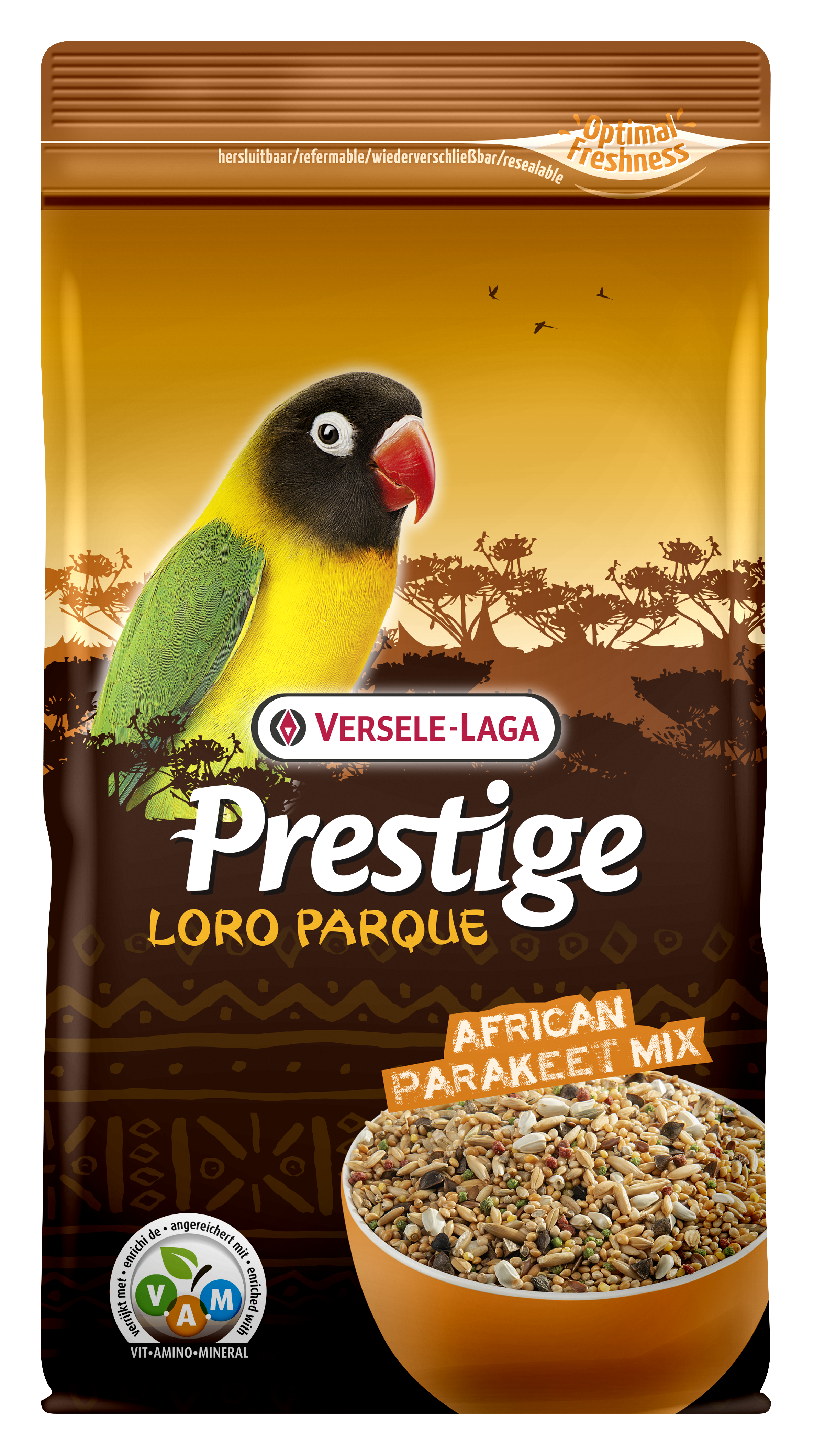 PRESTIGE LORO PARQUE MIX GRANDES PERIQUITOS AFRICANOS 1 KG