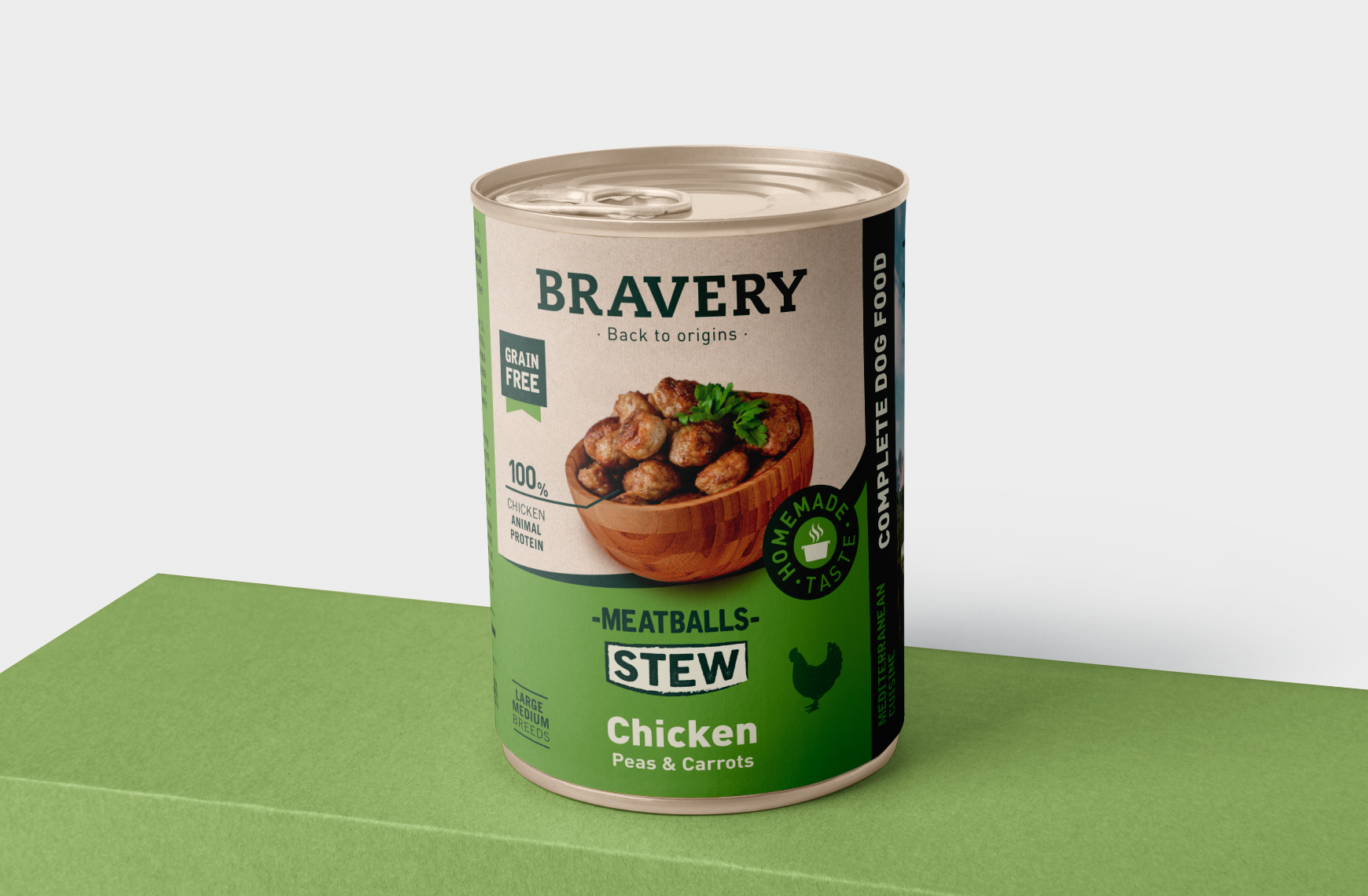 BRAVERY CHICKEN MEATBALLS 415GR