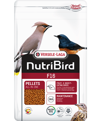 Nutribird F16 | Alimento de Mantenimiento Para Aves Insectívoras y Frugívoras 10 Kg
