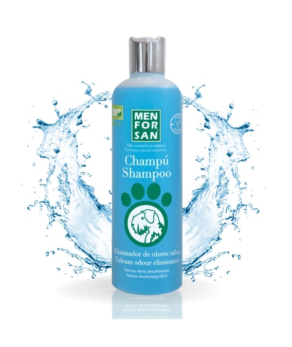MENFORSAN CHAMPU ELIMINADOR OLORES TALCO PERROS  300 ML
