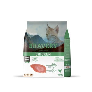 BRAVERY CHICKEN KITTEN CAT 600 G