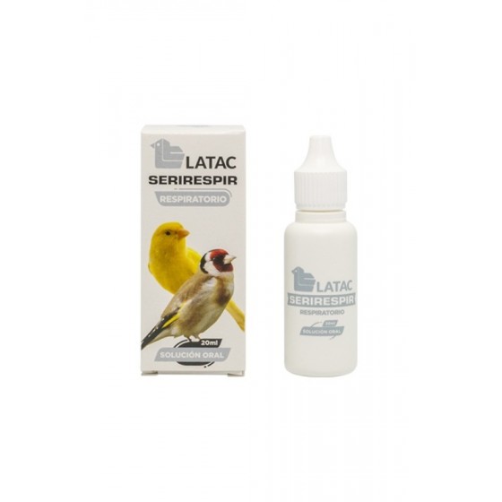 LATAC SERIRESPIR 20 ml - Suplemento Natural para Salud Respiratoria en Aves